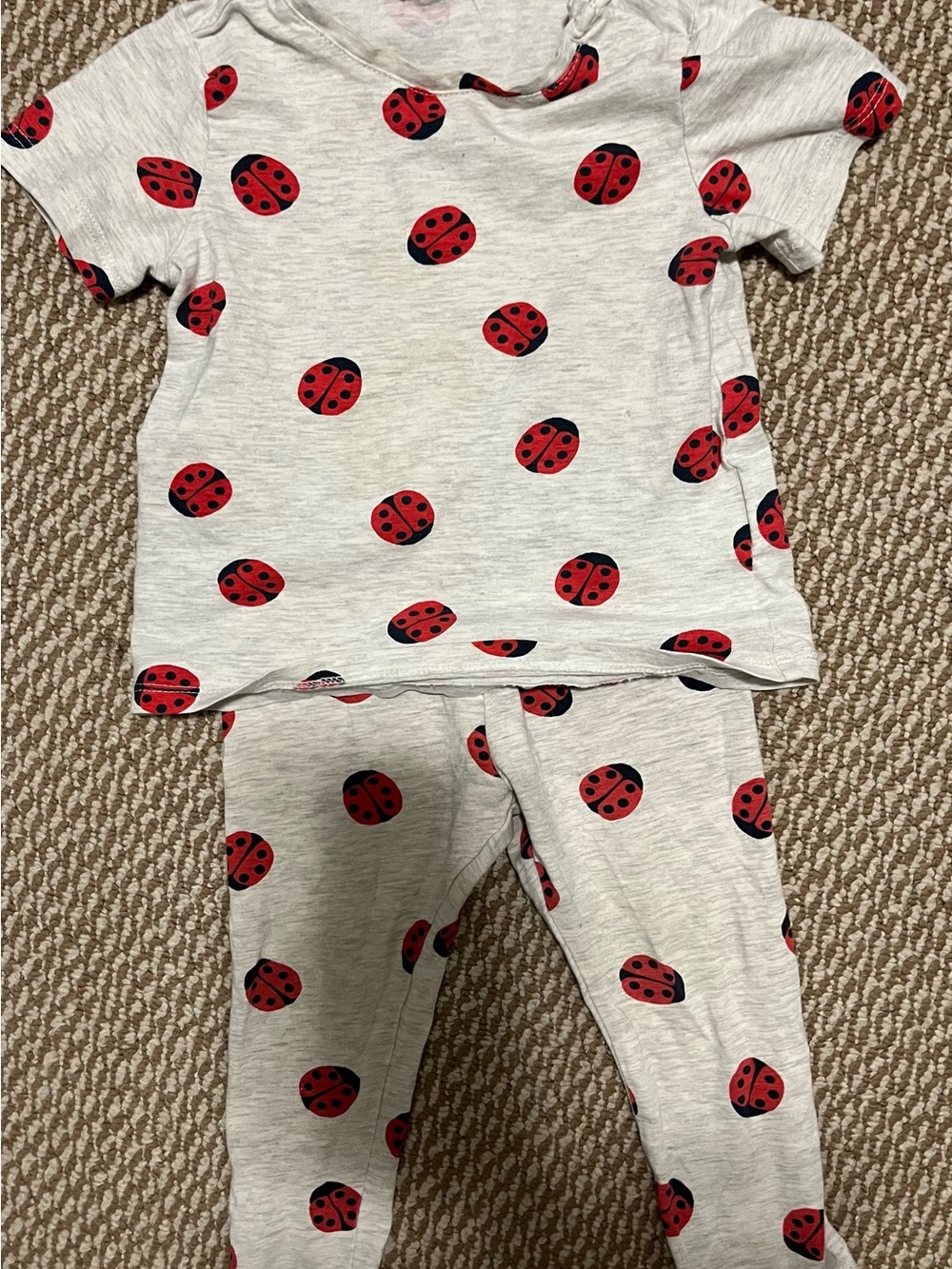 Baby girl 12-18M H&M ladybug set